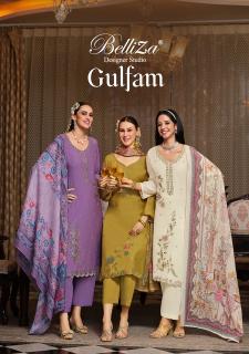 Belliza gulfam dress materials mix in wholesale